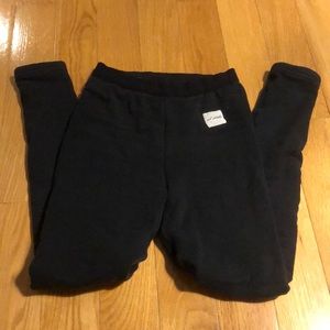 Black Fleece Lined Leggings